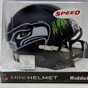Marshawn Lynch Autograph Signed Seahawks Speed Mini Helmet AUTO FANATICS COA